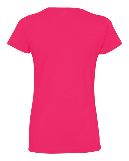 LAT Women's Fine Jersey Tee 3516 #color_Hot Pink