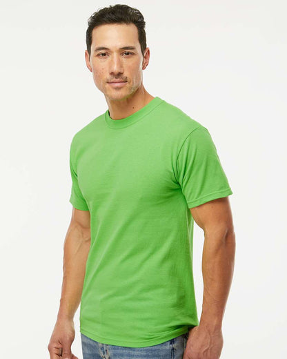 M&O Men's Gold Soft Touch T-Shirt 4800 #colormdl_Vivid Lime