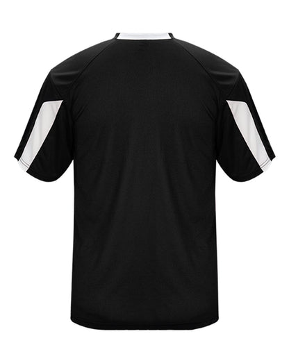 Badger Men's Striker T-Shirt 4176 #color_Black/ White