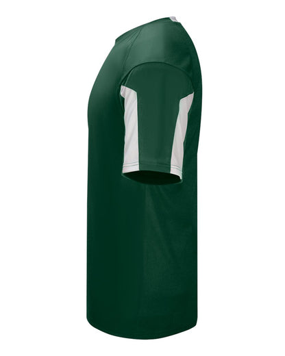 Alleson Athletic Men's Striker Placket 7976 #color_Forest/ White