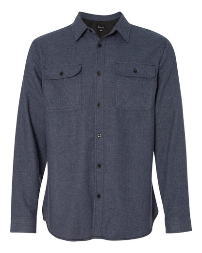 Burnside Men's Solid Flannel Shirt 8200 #color_Denim