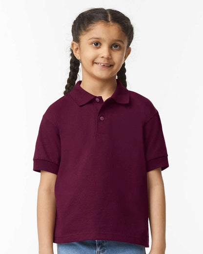 Gildan Youth DryBlend® Jersey Polo 8800B #colormdl_Maroon