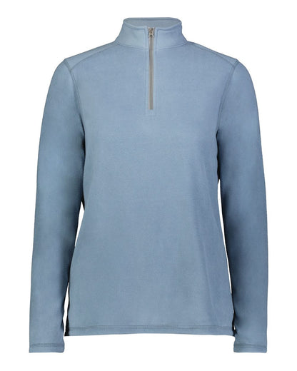 Augusta Sportswear Women's Eco Revive™ Micro-Lite Fleece Quarter-Zip Pullover 6864 #color_Storm