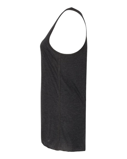 BELLA + CANVAS Women's Flowy Racerback Tank 8800 #color_Black Heather