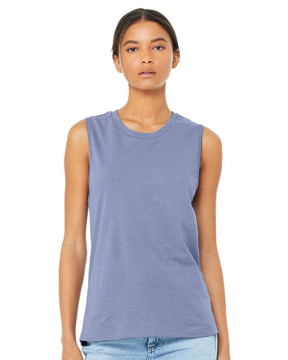 BELLA + CANVAS Women's Jersey Muscle Tank 6003 #colormdl_Lavender Blue