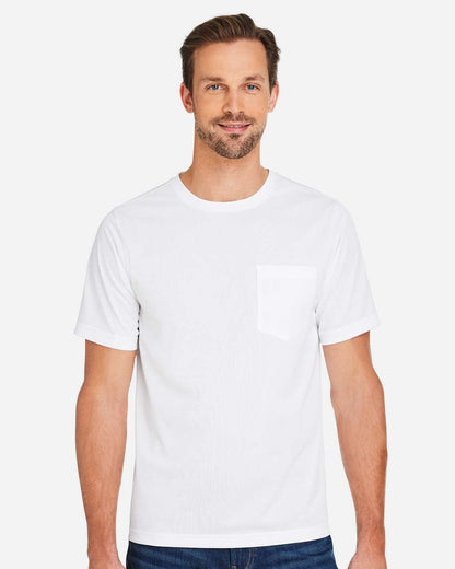 Harriton Unisex Charge Snag and Soil Protect T-Shirt M118 #colormdl_White