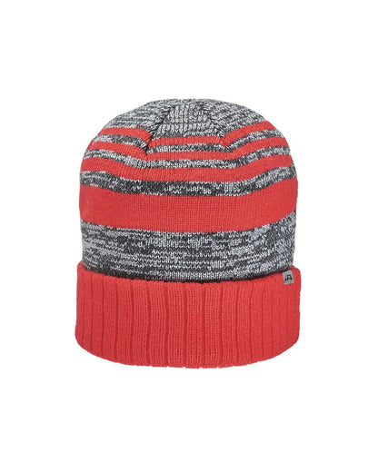 J. America Echo Knit Beanie 5000 #color_Red