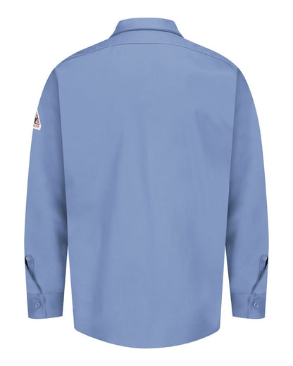 Bulwark Men's Tall Flame Resistant Excel Work Shirt SEW2T #color_Light Blue