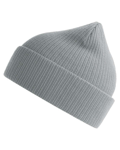 Atlantis Headwear Sustainable Cuffed Beanie NELSON #color_Light Grey