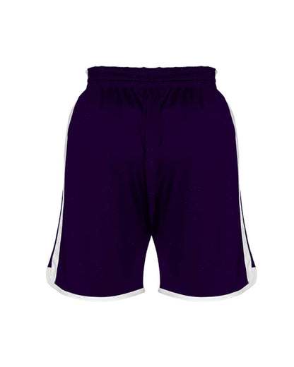 Alleson Athletic Crossover Reversible Shorts 590PSP #color_Purple/ White