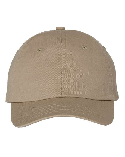 Valucap Youth Small Fit Bio-Washed Dad Hat VC300Y #color_Khaki