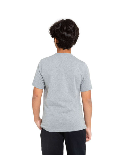 Threadfast Apparel Youth Epic Cotton T-Shirt T1000B #colormdl_Heather Grey
