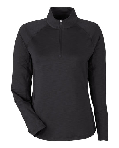 Puma Golf Women's You-V Quarter-Zip Pullover 625902 #color_Puma Black