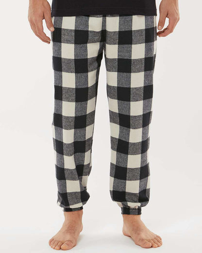 Burnside Flannel Jogger 8810 #colormdl_Ecru/ Black