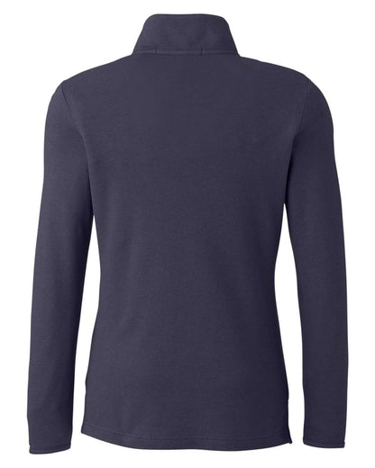 Devon & Jones Women's New Classics® Performance Quarter-Zip Pullover DG400W #color_Navy