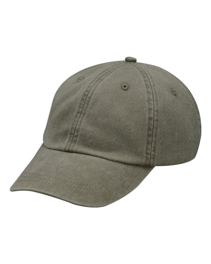 Adams Headwear Optimum Pigment-Dyed Dad Hat LP101 #color_Cactus