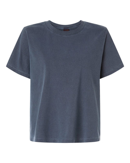 BELLA + CANVAS Women's Garment-Dyed Tee 6110GD #color_Washed Navy
