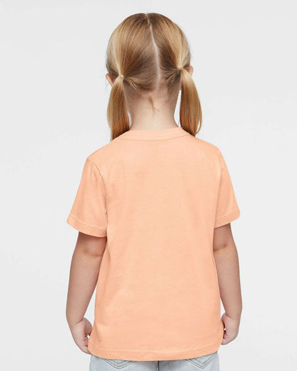 Rabbit Skins Toddler Fine Jersey Tee 3321 #colormdl_Peachy