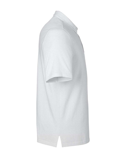 Devon & Jones Men's Crownlux Performance® Geo Polo DG101 #color_White/ Silver