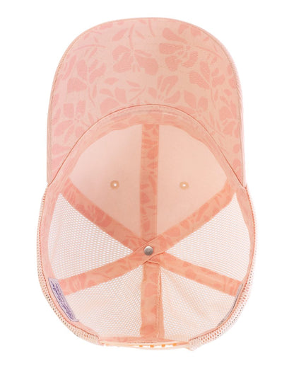 Infinity Her Women's Corduroy Cap JO #color_Pink Sorbet/ Floral/ Pink Sorbet