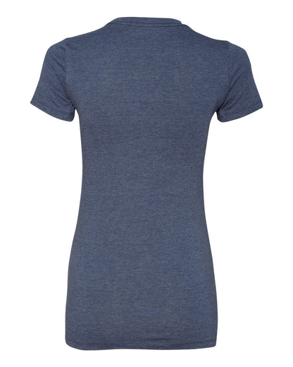 BELLA + CANVAS Women's Slim Fit Tee 6004 #color_Heather Navy