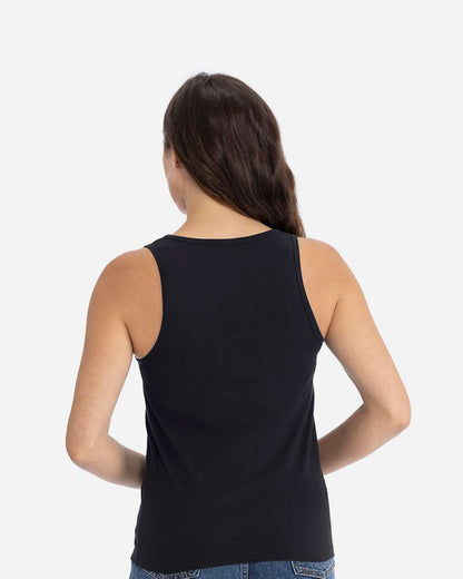 Next Level Women's Cotton Tank 3933 #colormdl_Black