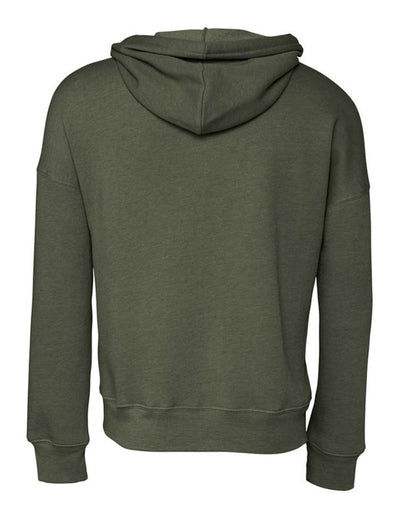 BELLA + CANVAS Sponge Fleece Drop Shoulder Hoodie 3729 #color_Military Green