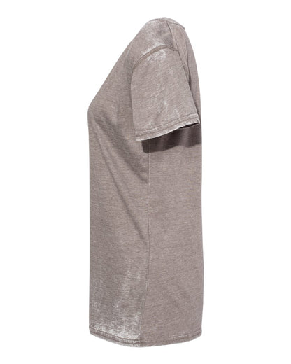 J. America Women’s Zen Jersey T-Shirt 8116 #color_Cement