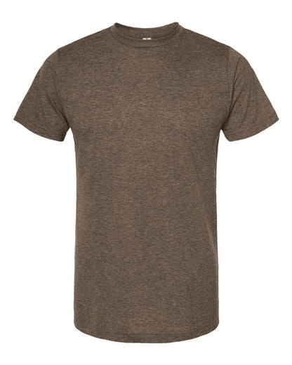 Tultex Poly-Rich T-Shirt 241 #color_Heather Brown