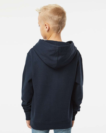 Independent Trading Co. Youth Midweight Hooded Sweatshirt SS4001Y #colormdl_Navy