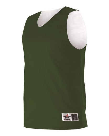 Alleson Athletic Youth Reversible Mesh Tank 560RY #color_Forest/ White