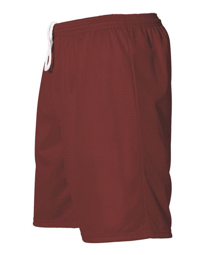 Alleson Athletic Men's Mesh Shorts 567P #color_Cardinal