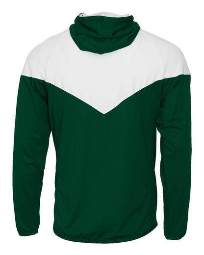 Badger Men's Spirit Outer-Core Jacket 7722 #color_Forest/ White