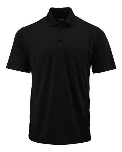 Paragon Men's Snag Proof Polo with Pocket 4000 #color_Black