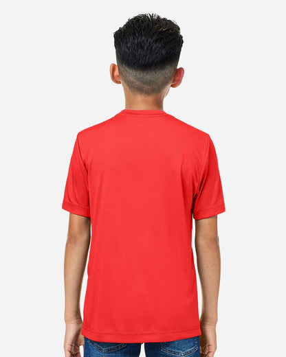 CORE365 Youth Capital Performance T-Shirt CE10Y #colormdl_Marina Red