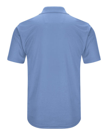 Red Kap Men's Short Sleeve Performance Knit Pocketless Core Polo SK96 #color_Medium Blue