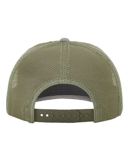 Richardson Fremont Trucker Cap 112WF #color_Khaki/ Loden