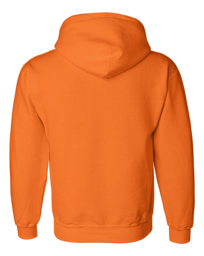 Gildan Unisex DryBlend® Hooded Sweatshirt 12500 #color_Safety Orange