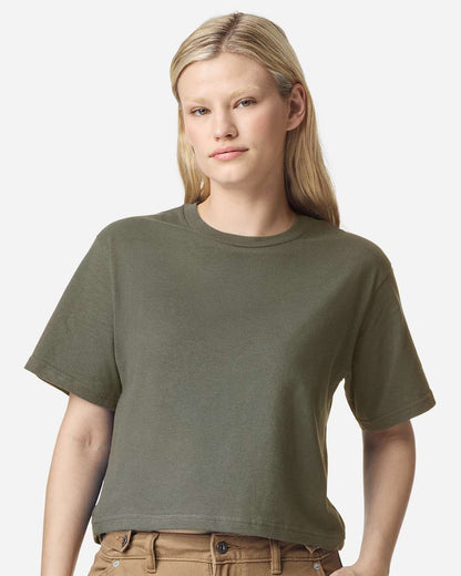 American Apparel Women's Fine Jersey Boxy Tee 102 #colormdl_Lieutenant