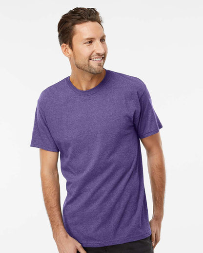 M&O Men's Gold Soft Touch T-Shirt 4800 #colormdl_Heather Purple