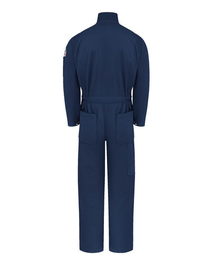 Bulwark Men's Tall Premium Coverall - EXCEL FR® ComforTouch® - 7 oz. CLB2T #color_Navy