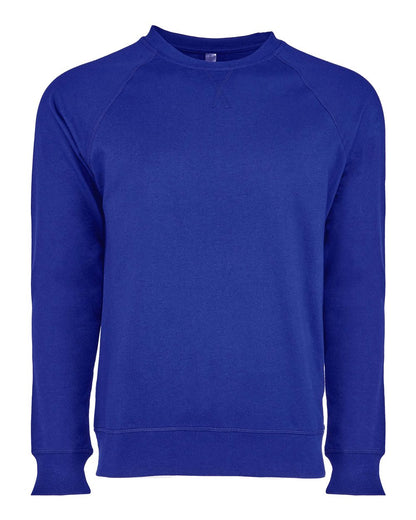 Next Level Laguna Raglan Crewneck Sweatshirt 9000 #color_Royal