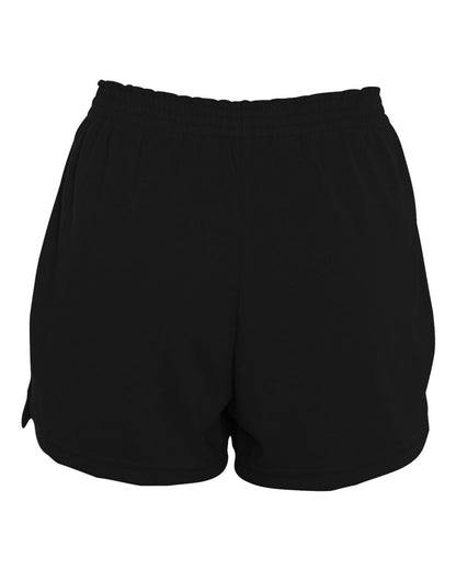 Augusta Sportswear Women's Trim Fit Jersey Shorts 987 #color_Black