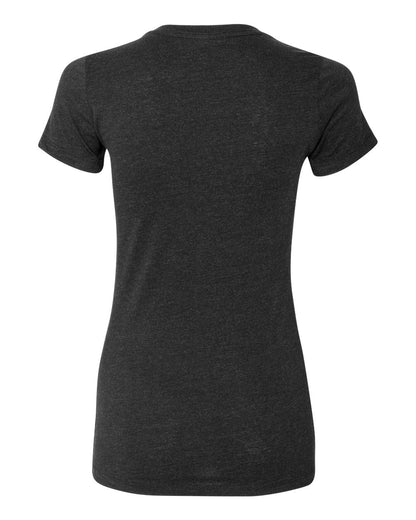 BELLA + CANVAS Women's Slim Fit Tee 6004 #color_Black Heather