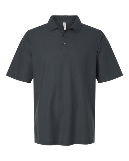 Harriton Men's Tall Maverick CVC Pique Polo M105T #color_Dark Charcoal