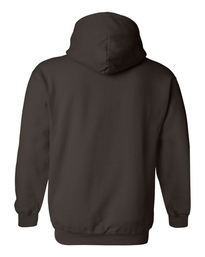 Gildan Unisex Heavy Blend™ Hooded Sweatshirt 18500 #color_Dark Chocolate