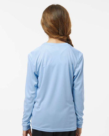 Paragon Youth Long Islander Performance Long Sleeve T-Shirt 218Y #colormdl_Blue Mist