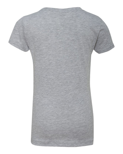 Next Level Girls’ Cotton Princess T-Shirt 3710 #color_Heather Grey