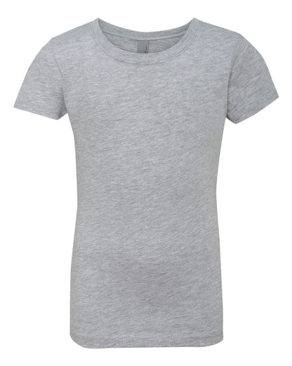 Next Level Girls’ Cotton Princess T-Shirt 3710 #color_Heather Grey