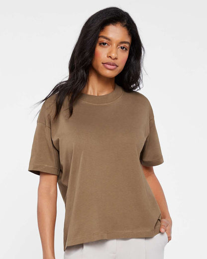 LAT Relaxed Crew Tee 3520 #colormdl_Coyote Brown